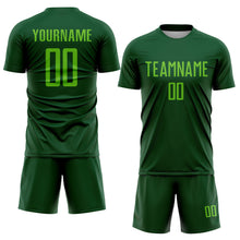 Charger l'image dans la galerie, Custom Green Aurora Green Sublimation Soccer Uniform Jersey