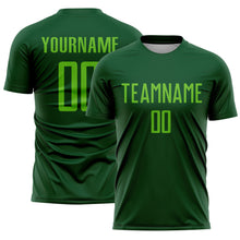 Charger l'image dans la galerie, Custom Green Aurora Green Sublimation Soccer Uniform Jersey