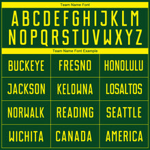 Charger l'image dans la galerie, Custom Green Light Yellow Sublimation Soccer Uniform Jersey