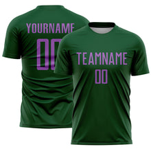 Charger l'image dans la galerie, Custom Green Medium Purple Sublimation Soccer Uniform Jersey
