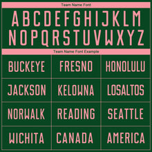 Charger l'image dans la galerie, Custom Green Medium Pink Sublimation Soccer Uniform Jersey