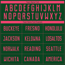 Charger l'image dans la galerie, Custom Green Neon Pink Sublimation Soccer Uniform Jersey