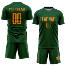 Загрузить изображение в средство просмотра галереи, Custom Green Bay Orange Sublimation Soccer Uniform Jersey