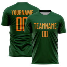 Загрузить изображение в средство просмотра галереи, Custom Green Bay Orange Sublimation Soccer Uniform Jersey