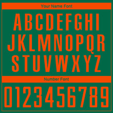 Charger l'image dans la galerie, Custom Kelly Green Orange Sublimation Soccer Uniform Jersey