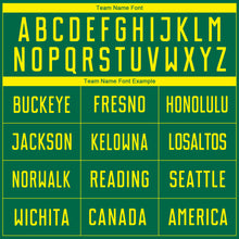 Charger l'image dans la galerie, Custom Kelly Green Light Yellow Sublimation Soccer Uniform Jersey