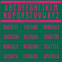 Charger l'image dans la galerie, Custom Kelly Green Hot Pink Sublimation Soccer Uniform Jersey