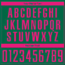 Charger l'image dans la galerie, Custom Kelly Green Hot Pink Sublimation Soccer Uniform Jersey