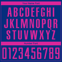 Laden Sie das Bild in den Galerie-Viewer, Custom Royal Deep Pink Sublimation Soccer Uniform Jersey