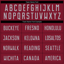 Загрузить изображение в средство просмотра галереи, Custom Crimson Gray Sublimation Soccer Uniform Jersey