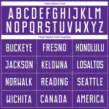 Charger l'image dans la galerie, Custom Purple White Sublimation Soccer Uniform Jersey