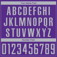 Charger l'image dans la galerie, Custom Purple Gray Sublimation Soccer Uniform Jersey