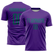Charger l'image dans la galerie, Custom Purple Teal Sublimation Soccer Uniform Jersey