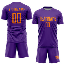 Charger l'image dans la galerie, Custom Purple Bay Orange Sublimation Soccer Uniform Jersey