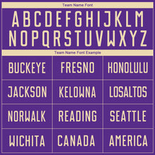 Charger l'image dans la galerie, Custom Purple Cream Sublimation Soccer Uniform Jersey