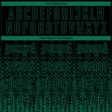 Charger l'image dans la galerie, Custom Black Kelly Green Geometric Shape Sublimation Soccer Uniform Jersey