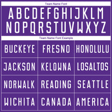 Charger l'image dans la galerie, Custom Purple White Geometric Shape Sublimation Soccer Uniform Jersey