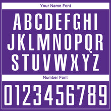 Charger l'image dans la galerie, Custom Purple White Geometric Shape Sublimation Soccer Uniform Jersey