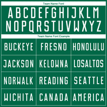 Charger l'image dans la galerie, Custom Kelly Green White Geometric Shape Sublimation Soccer Uniform Jersey