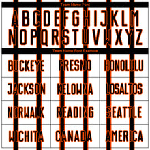 Load image into Gallery viewer, Custom White Black-Orange Stripe Line Sublimation Soccer Uniform Jersey