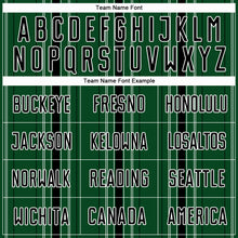 Charger l'image dans la galerie, Custom Green Black-White Stripe Sublimation Soccer Uniform Jersey
