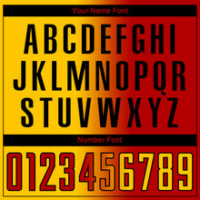 Загрузить изображение в средство просмотра галереи, Custom Red Yellow-Black Sublimation Gradient Fashion Soccer Uniform Jersey