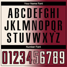 Laden Sie das Bild in den Galerie-Viewer, Custom Maroon Cream-Black Sublimation Gradient Fashion Soccer Uniform Jersey