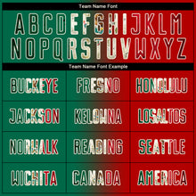 Charger l'image dans la galerie, Custom Red Vintage Mexican Flag Kelly Green Black-Cream Sublimation Gradient Fashion Soccer Uniform Jersey