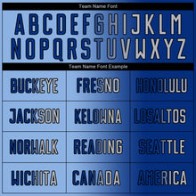 Laden Sie das Bild in den Galerie-Viewer, Custom Royal Gray-Black Sublimation Gradient Fashion Soccer Uniform Jersey