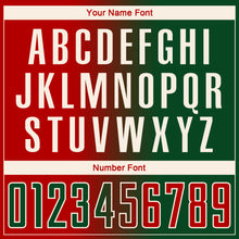 Charger l'image dans la galerie, Custom Green Red-Cream Sublimation Gradient Fashion Soccer Uniform Jersey