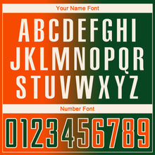 Загрузить изображение в средство просмотра галереи, Custom Green Orange-Cream Sublimation Gradient Fashion Soccer Uniform Jersey