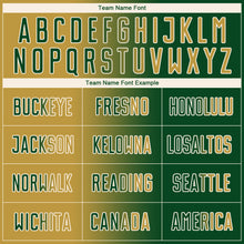 Charger l'image dans la galerie, Custom Green Old Gold-Cream Sublimation Gradient Fashion Soccer Uniform Jersey