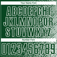 Charger l'image dans la galerie, Custom Green White Stripe Line Sublimation Soccer Uniform Jersey