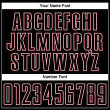 Load image into Gallery viewer, Custom Black Medium Pink Splash Sublimation Soccer Uniform Jersey