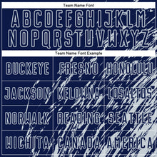 Charger l'image dans la galerie, Custom Navy Silver Splash Sublimation Soccer Uniform Jersey