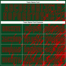 Charger l'image dans la galerie, Custom Green Red Splash Sublimation Soccer Uniform Jersey