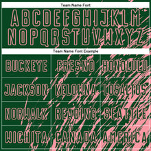 Charger l'image dans la galerie, Custom Green Medium Pink Splash Sublimation Soccer Uniform Jersey