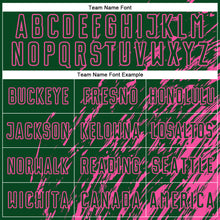 Charger l'image dans la galerie, Custom Green Pink Splash Sublimation Soccer Uniform Jersey