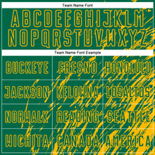 Charger l'image dans la galerie, Custom Kelly Green Gold Splash Sublimation Soccer Uniform Jersey