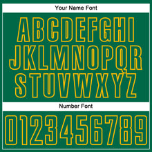 Charger l'image dans la galerie, Custom Kelly Green Gold Splash Sublimation Soccer Uniform Jersey