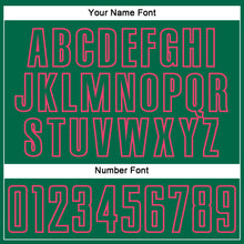 Charger l'image dans la galerie, Custom Kelly Green Neon Pink Splash Sublimation Soccer Uniform Jersey