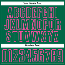 Charger l'image dans la galerie, Custom Kelly Green Pink Splash Sublimation Soccer Uniform Jersey