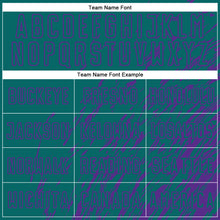 Load image into Gallery viewer, Custom Teal Purple Splash Sublimation Soccer Uniform Jersey