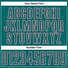 Load image into Gallery viewer, Custom Teal Medium Pink Splash Sublimation Soccer Uniform Jersey