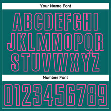 Load image into Gallery viewer, Custom Teal Pink Splash Sublimation Soccer Uniform Jersey