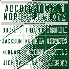 Charger l'image dans la galerie, Custom Green White Line Sublimation Soccer Uniform Jersey