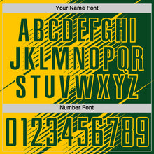 Charger l'image dans la galerie, Custom Green Yellow Line Sublimation Soccer Uniform Jersey