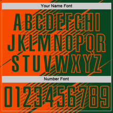 Charger l'image dans la galerie, Custom Green Orange Line Sublimation Soccer Uniform Jersey