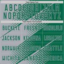 Charger l'image dans la galerie, Custom Kelly Green Gray Line Sublimation Soccer Uniform Jersey