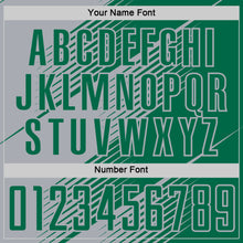 Charger l'image dans la galerie, Custom Kelly Green Gray Line Sublimation Soccer Uniform Jersey